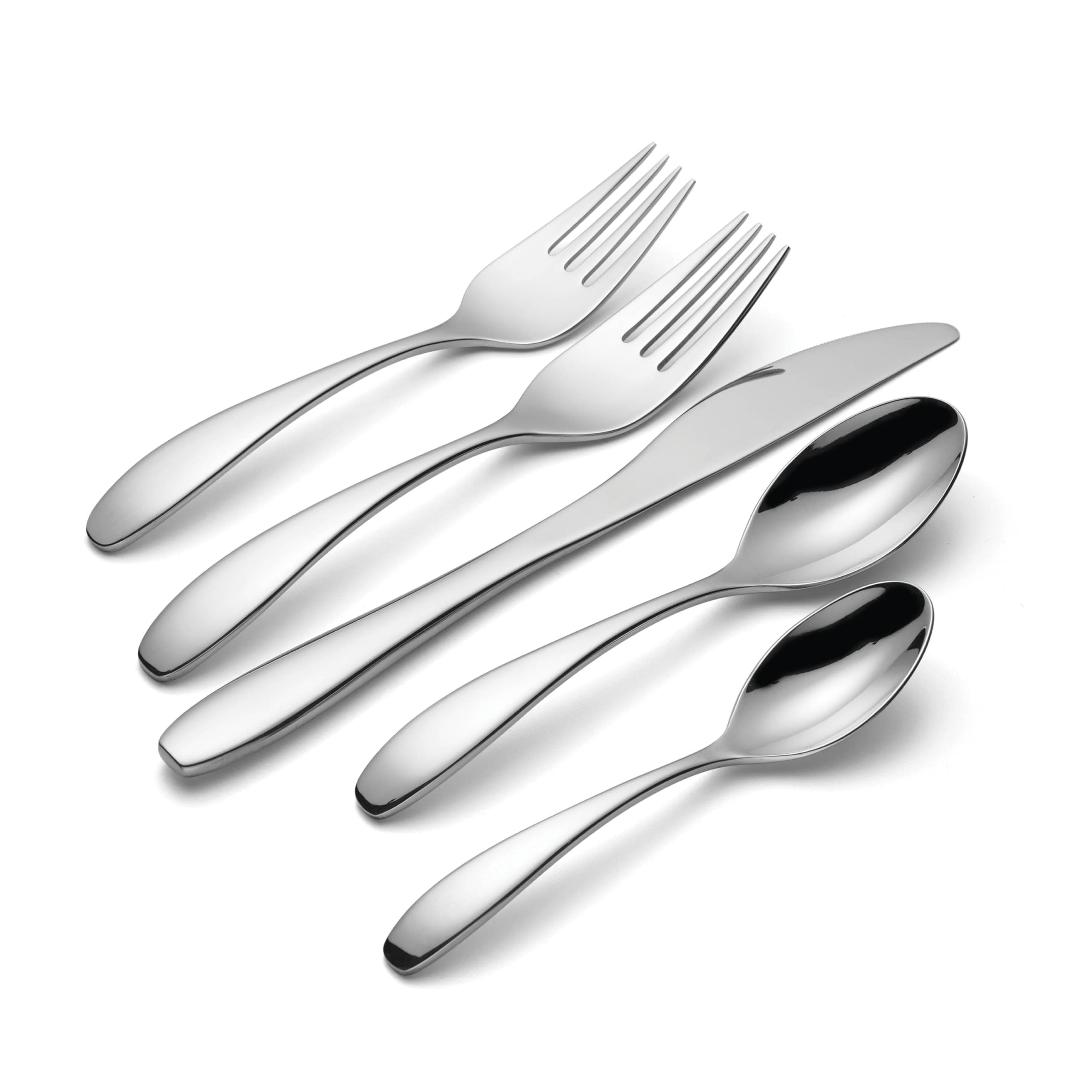 Amazon.com | Oneida T532065CAJCP Stafford Mirror 65-Piece Flatware